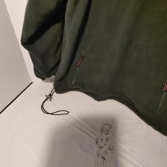 Colo Reversible Pullover 1/4 Zip up Men's Coat Sweater Size XL Navy Green - Picture 7 of 13